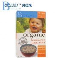 Bellamy's 贝拉米 婴幼儿有机糙米星形意面 200g 7月+ Bellamy's 贝拉米 婴幼儿有机糙米星形意面 200g 7月+